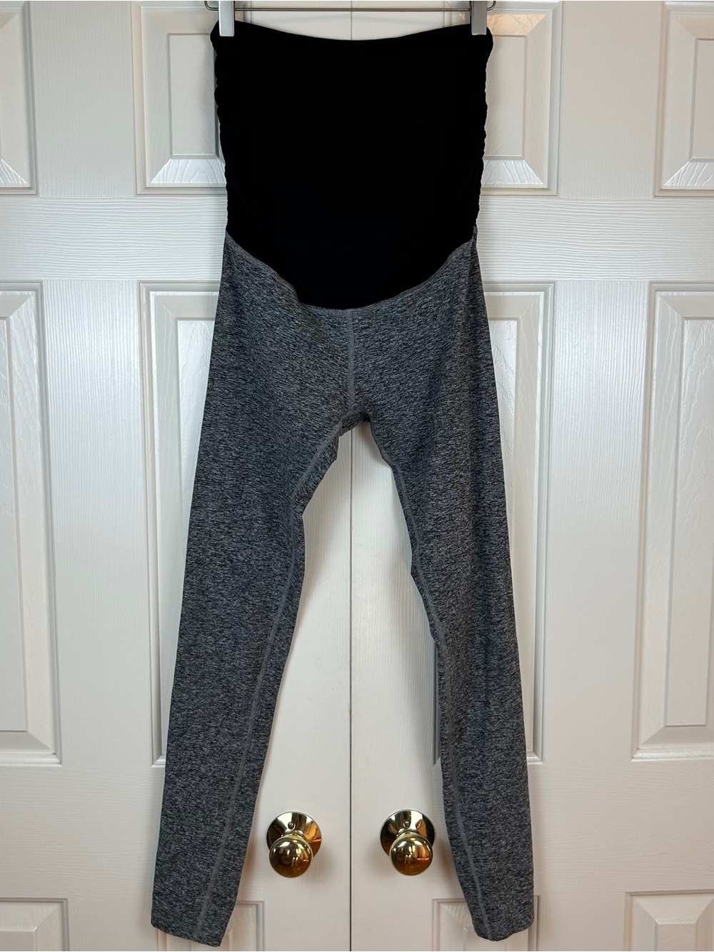 Beyond The Bump Maternity Grey Space Dye Leggings